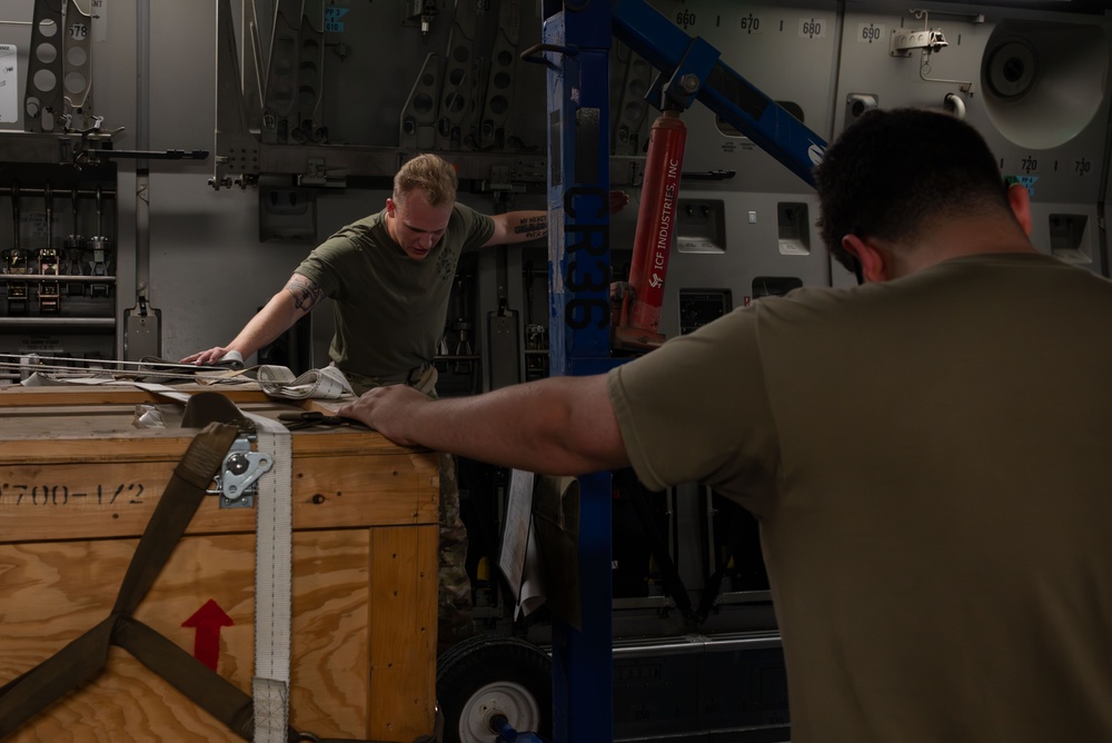 16th EAS conducts cargo mission within CENTCOM AOR