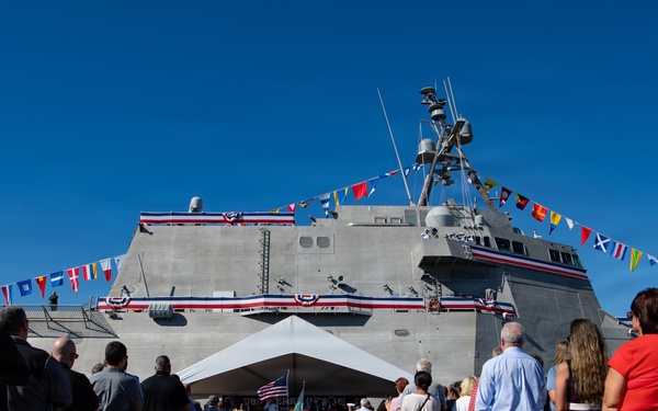 USS Pierre Commissioning Ceremony Begins