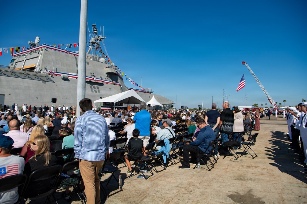 USS Pierre Commissioning Ceremony Begins
