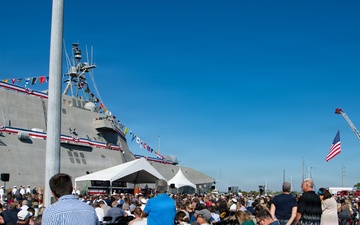 USS Pierre Commissioning Ceremony Begins