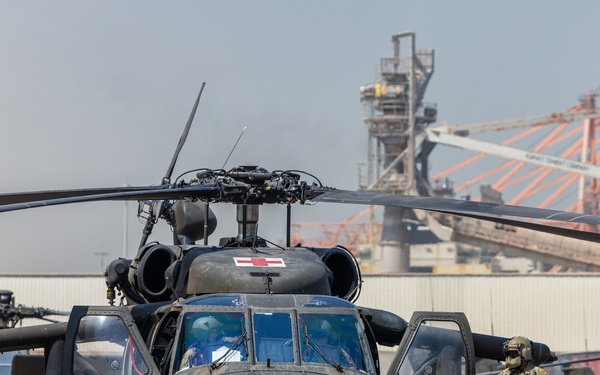 4th Combat Aviation Brigade port operations