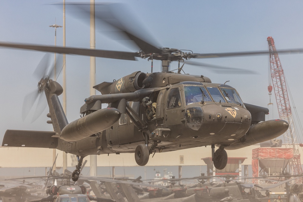 4th Combat Aviation Brigade port operations