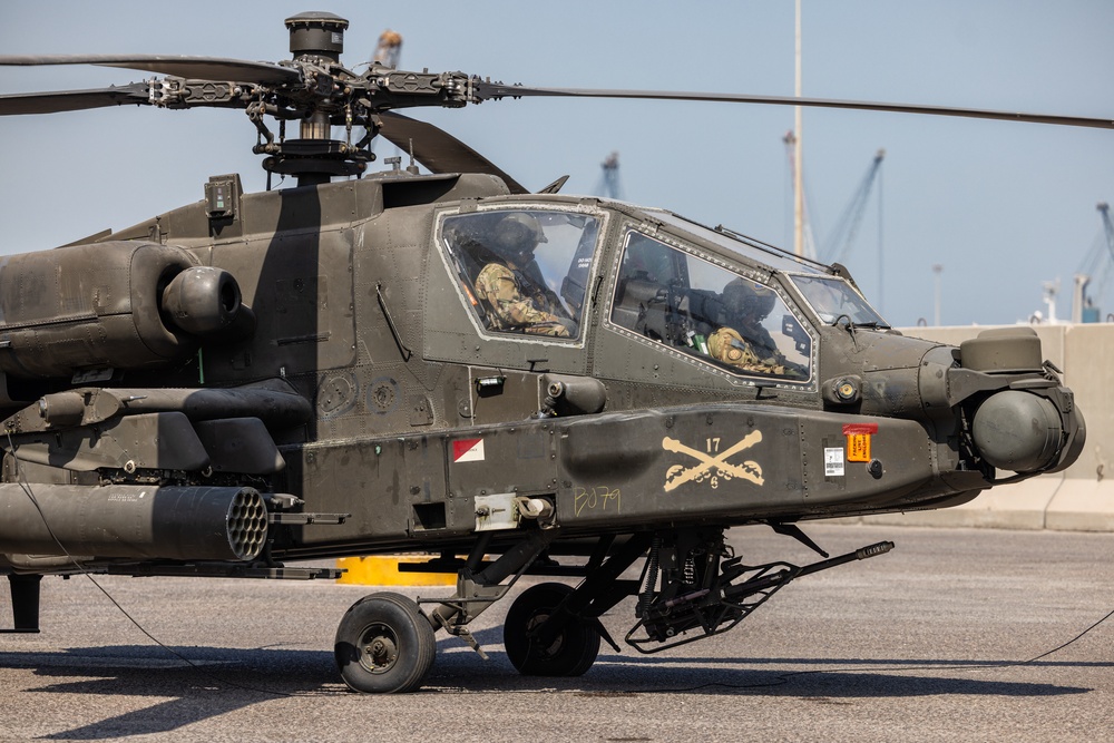 4th Combat Aviation Brigade port operations