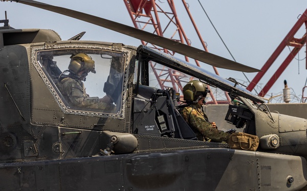 4th Combat Aviation Brigade port operations