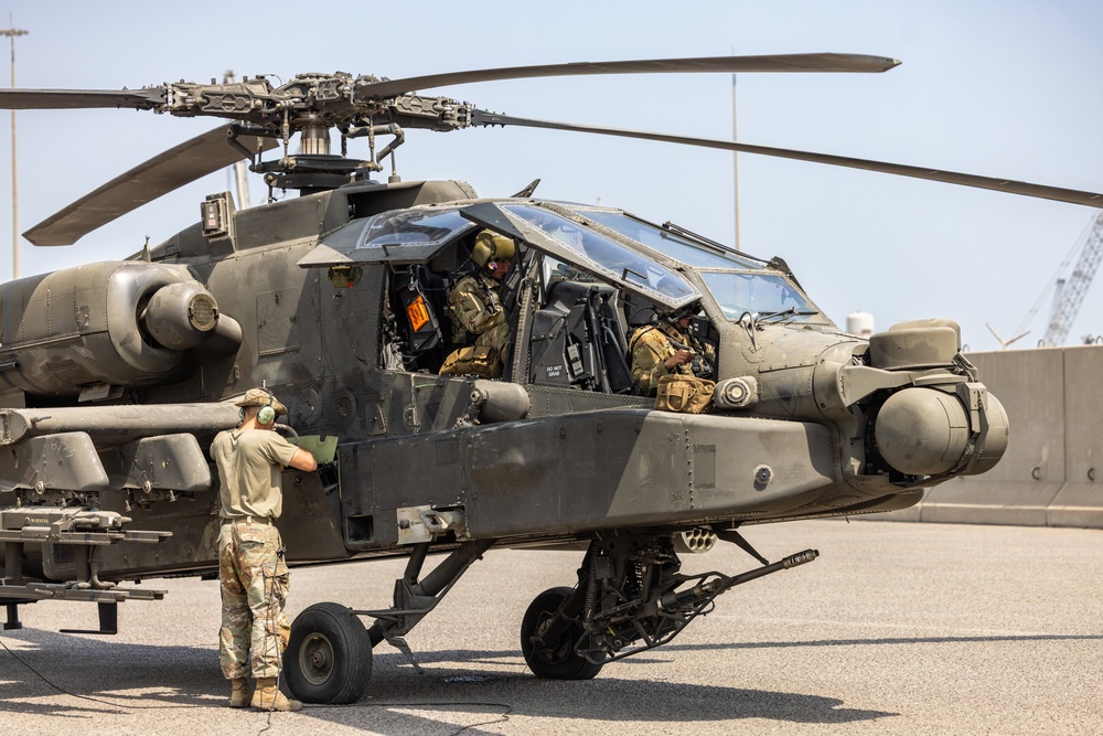 4th Combat Aviation Brigade port operations