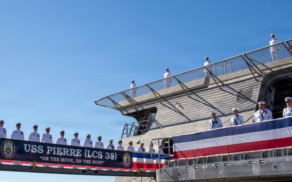 USS Pierre (LCS 38) Commissions