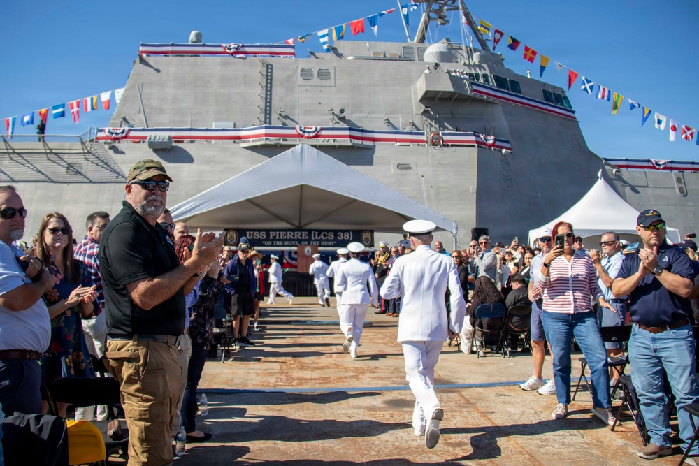 USS Pierre (LCS 38) Commissions