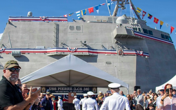 USS Pierre (LCS 38) Commissions