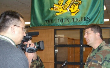 Talking to the media