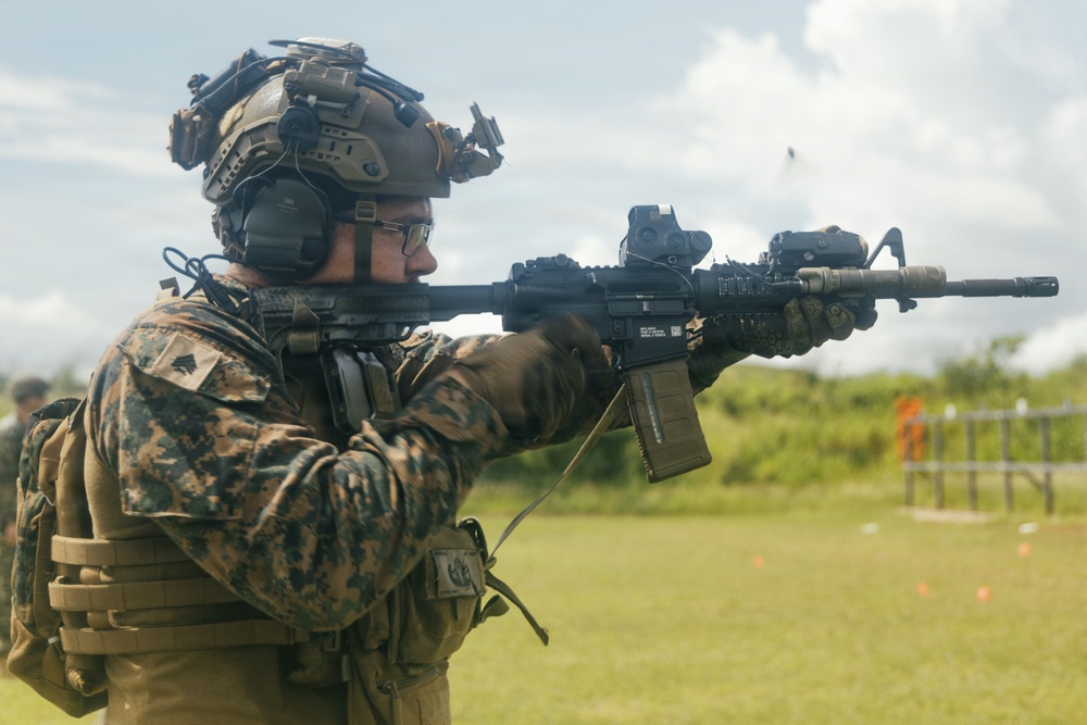 22nd MEU(SOC) | EOD conducts MEU (SOC) pistol qualification range