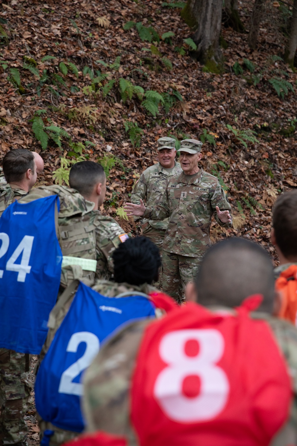 West Virginia National Guard service members participate in Norwegian Foot March