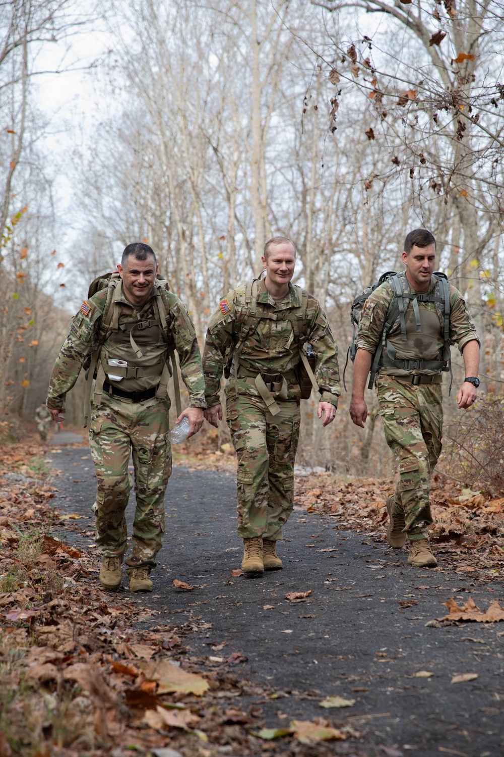 West Virginia National Guard service members participate in Norwegian Foot March