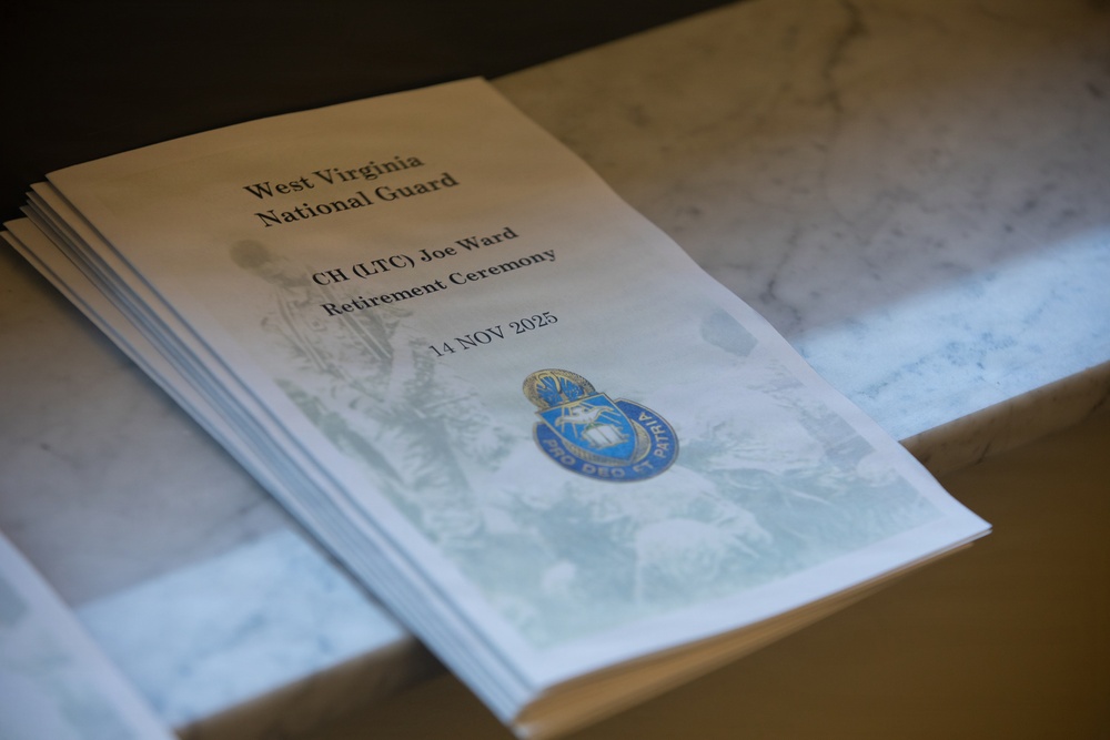 Chaplain Lt. Col. Joe Ward Retirement Ceremony