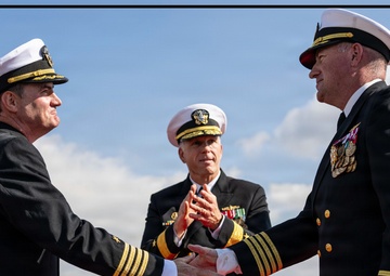 USS Theodore Roosevelt Holds Change of Command