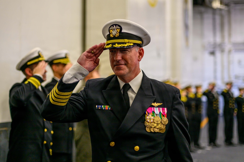 USS Theodore Roosevelt (CVN-71) Change of Command