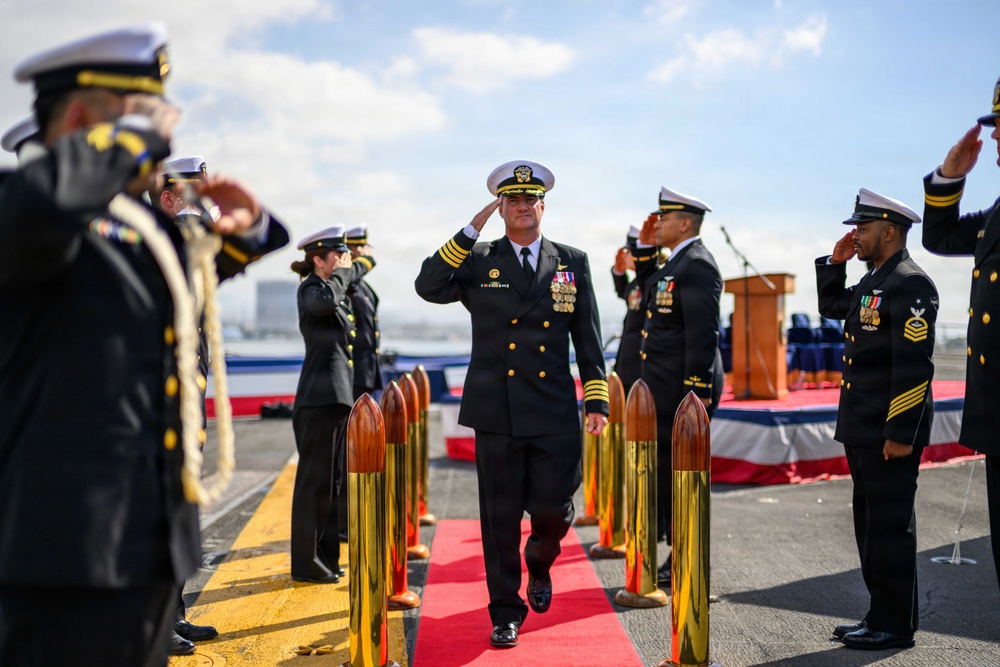 USS Theodore Roosevelt (CVN-71) Change of Command