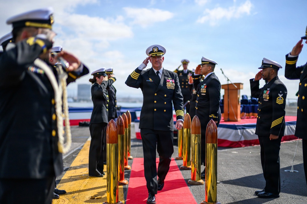 USS Theodore Roosevelt (CVN-71) Change of Command