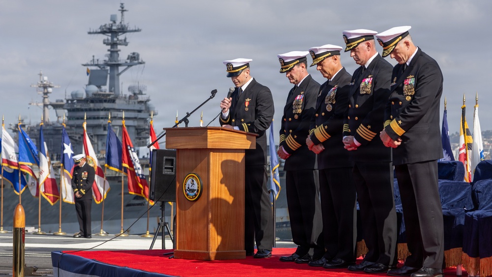 USS Theodore Roosevelt (CVN-71) Change of Command