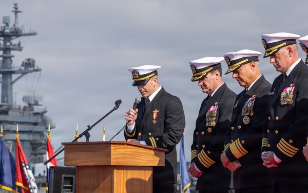 USS Theodore Roosevelt (CVN-71) Change of Command