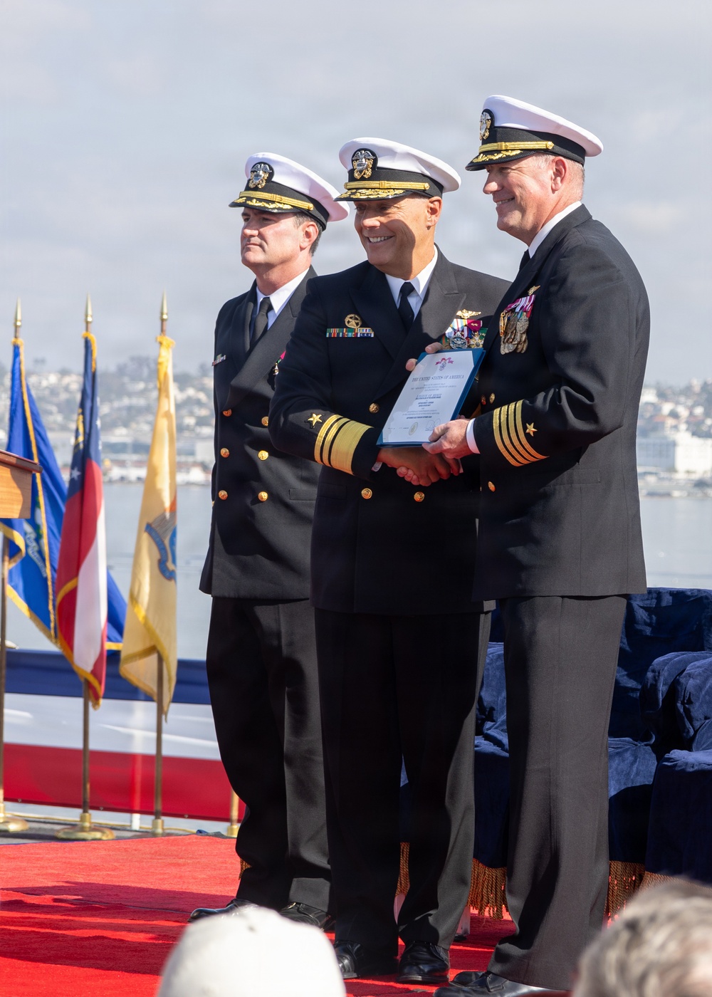 USS Theodore Roosevelt (CVN-71) Change of Command