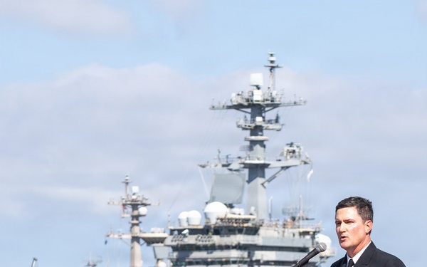 USS Theodore Roosevelt (CVN-71) Change of Command