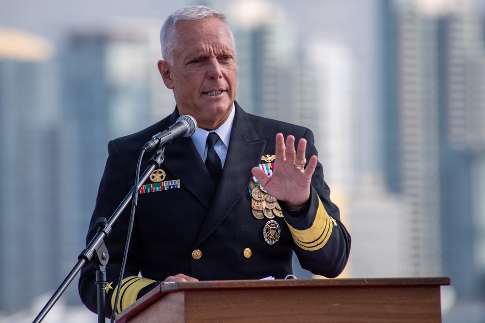 USS Theodore Roosevelt (CVN-71) Change of Command