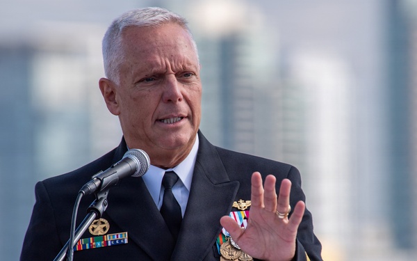 USS Theodore Roosevelt (CVN-71) Change of Command