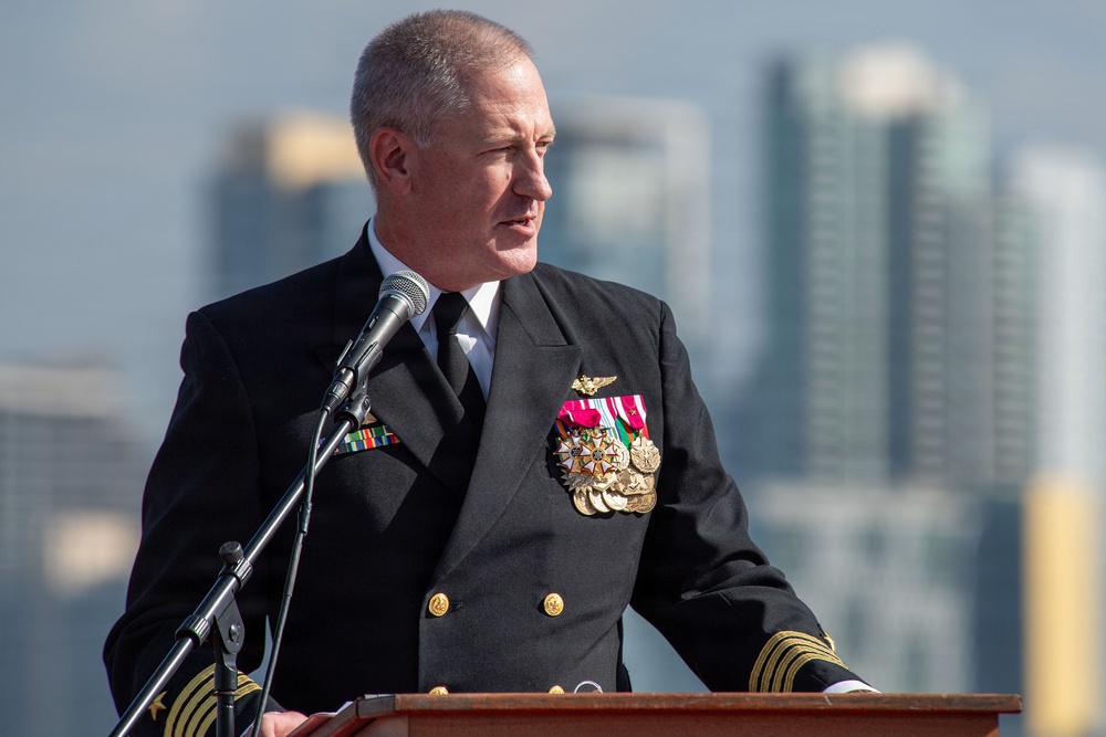 USS Theodore Roosevelt (CVN-71) Change of Command