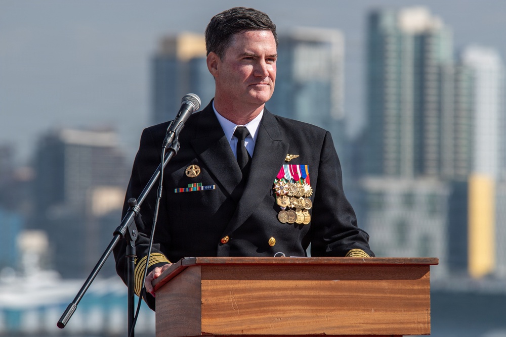 USS Theodore Roosevelt (CVN-71) Change of Command