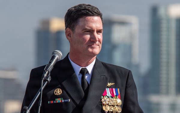 USS Theodore Roosevelt (CVN-71) Change of Command