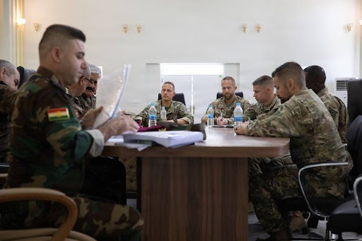Meeting with Sulaymaniyah Peshmerga Logistics Officers