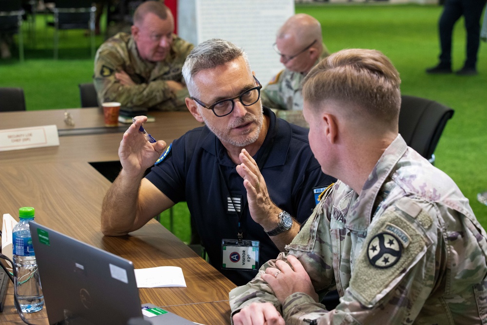 U.S., Partners and International Organizations Collaborate at Civil-Military Coordination Center