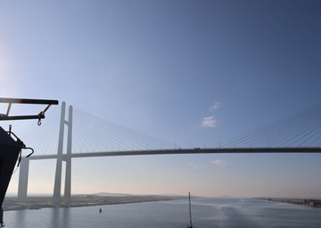 USS Roosevelt (DDG 80) Transits Suez Canal