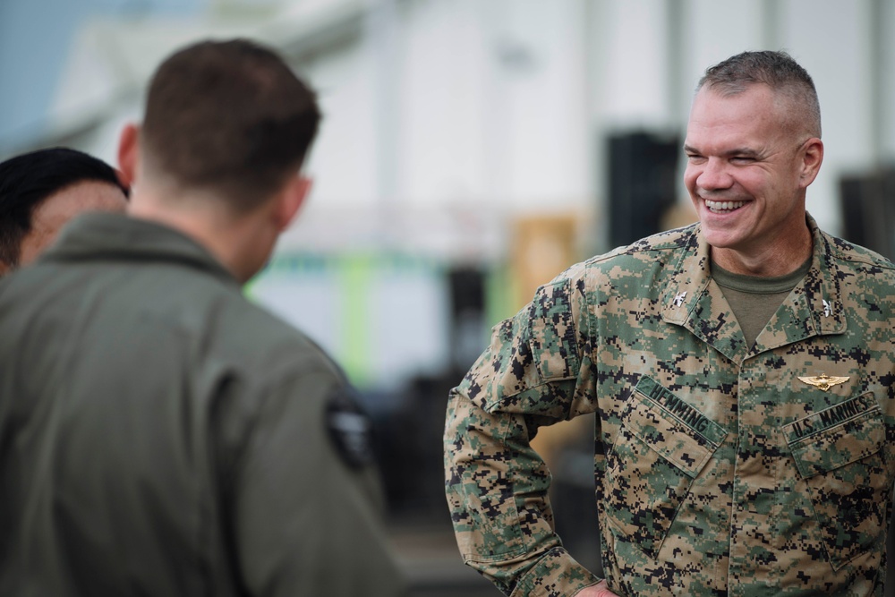 Philippine SecDef Teodoro, US Ambassador Carlson Visit Service Members Supporting Foreign Disaster Relief Operations