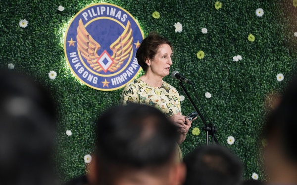 Philippine SecDef Teodoro, US Ambassador Carlson Visit Service Members Supporting Foreign Disaster Relief Operations