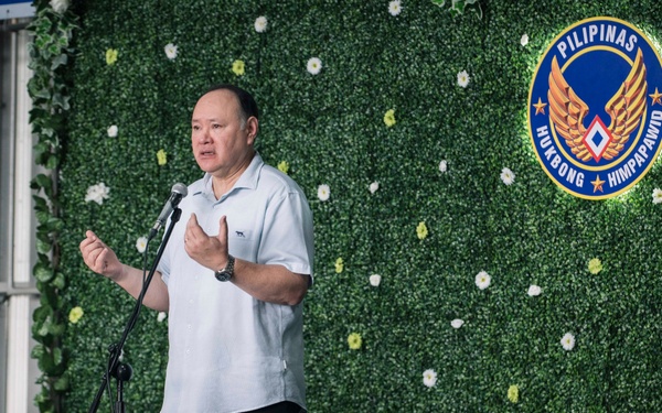 Philippine SecDef Teodoro, US Ambassador Carlson Visit Service Members Supporting Foreign Disaster Relief Operations