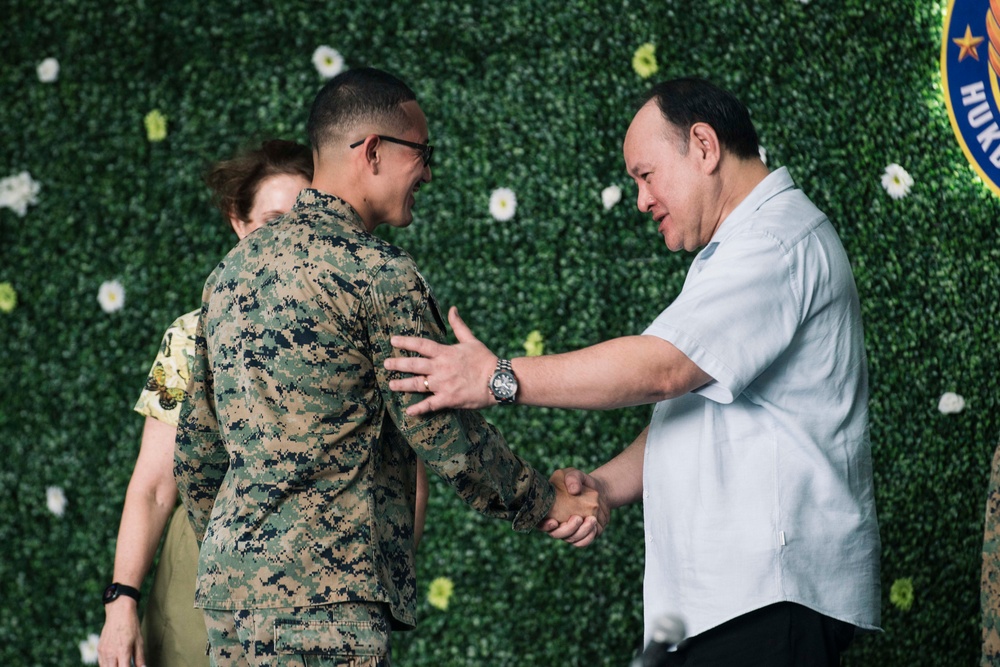 Philippine SecDef Teodoro, US Ambassador Carlson Visit Service Members Supporting Foreign Disaster Relief Operations