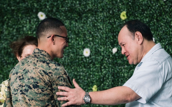 Philippine SecDef Teodoro, US Ambassador Carlson Visit Service Members Supporting Foreign Disaster Relief Operations