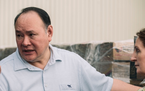 Philippine SecDef Teodoro, US Ambassador Carlson Visit Service Members Supporting Foreign Disaster Relief Operations