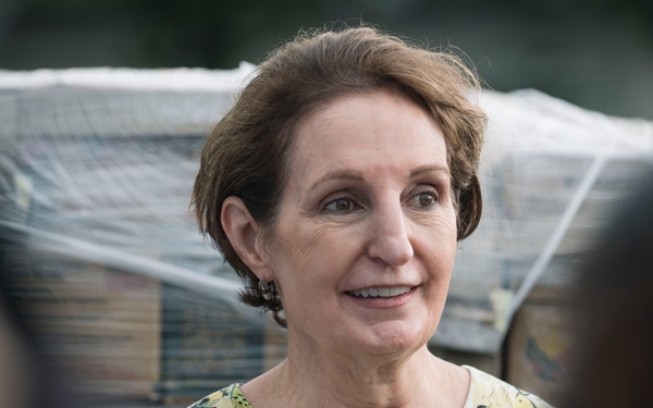 Philippine SecDef Teodoro, US Ambassador Carlson Visit Service Members Supporting Foreign Disaster Relief Operations