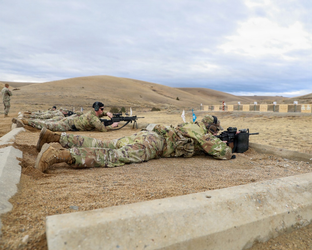 Weapons Free. A Co 1-163 hits the range