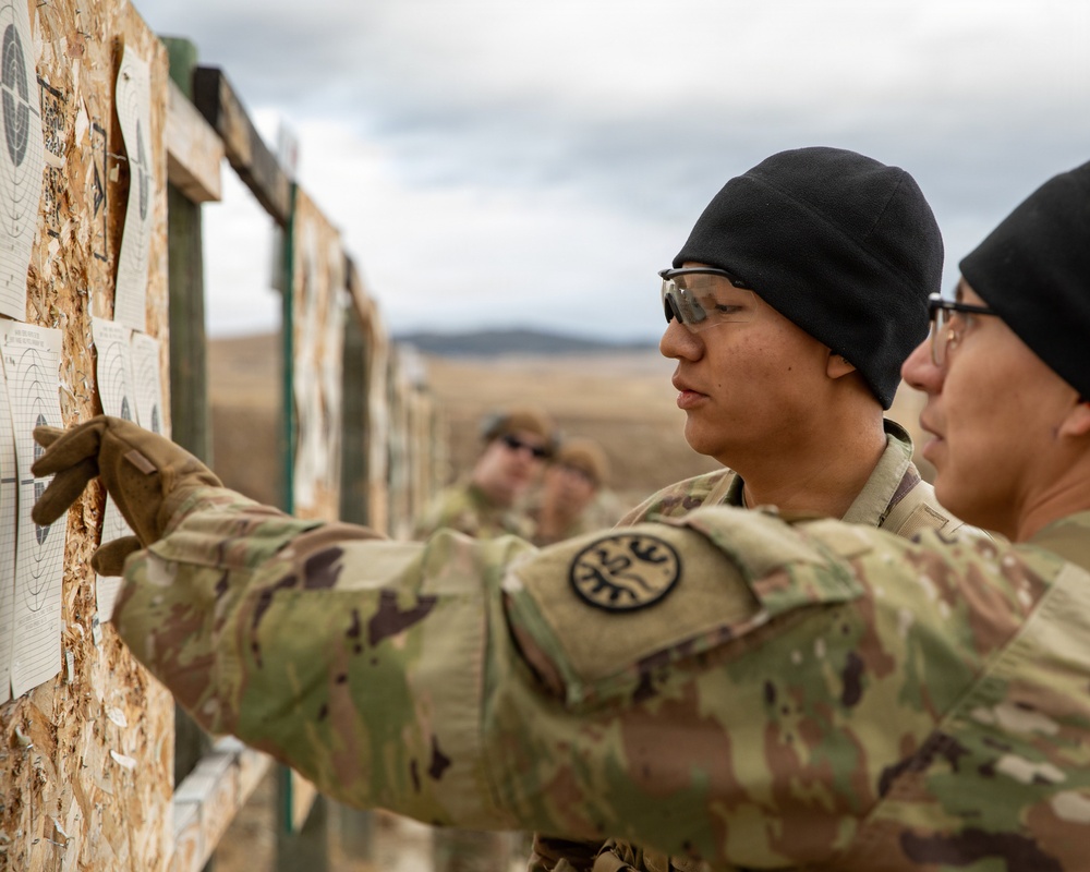 Weapons Free. A Co 1-163 hits the range