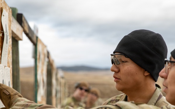 Weapons Free. A Co 1-163 hits the range