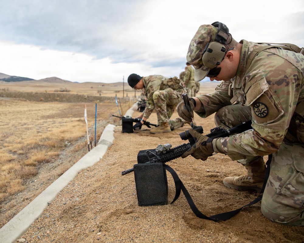 Weapons Free. A Co 1-163 hits the range