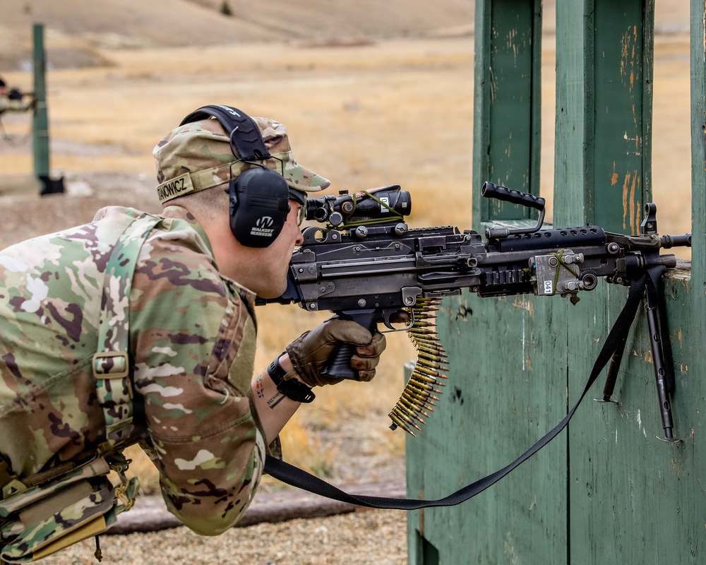 Weapons Free. A Co 1-163 hits the range