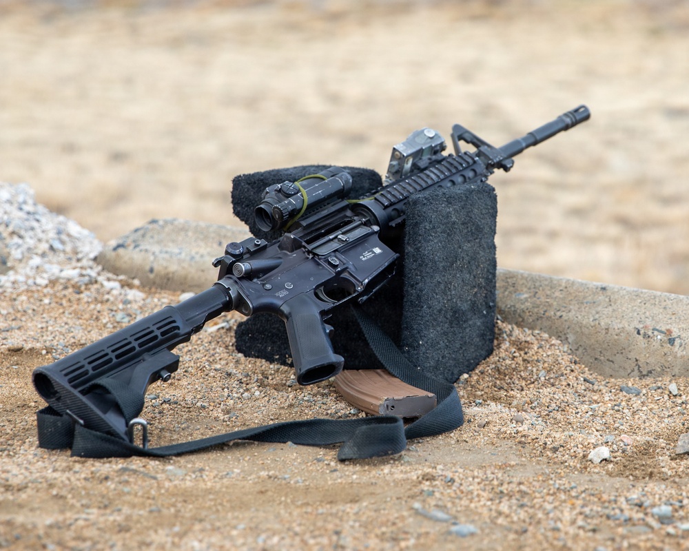 Weapons Free. A Co 1-163 hits the range