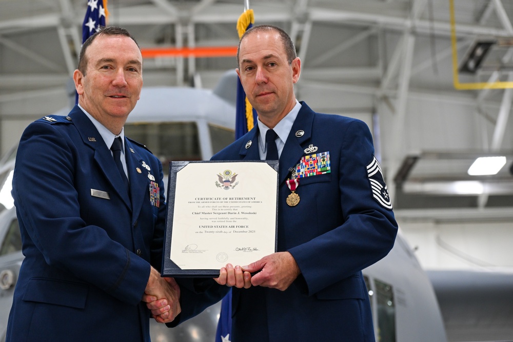 Chief Master Sgt. Darin J. Wesoloski's Retirement