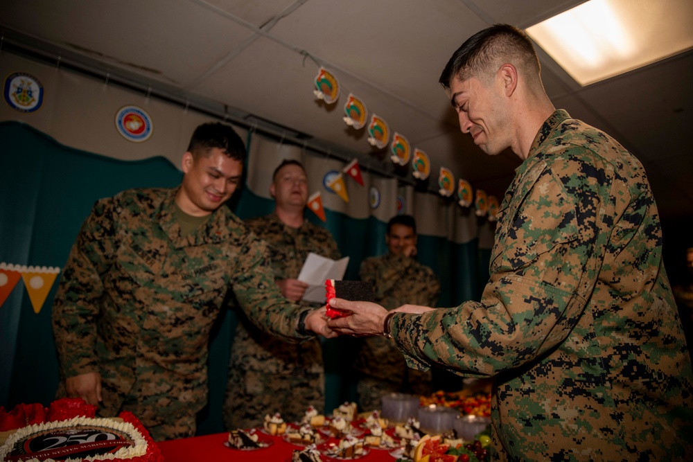 USS Kearsarge Celebrates The Marine Corps 250th Birthday