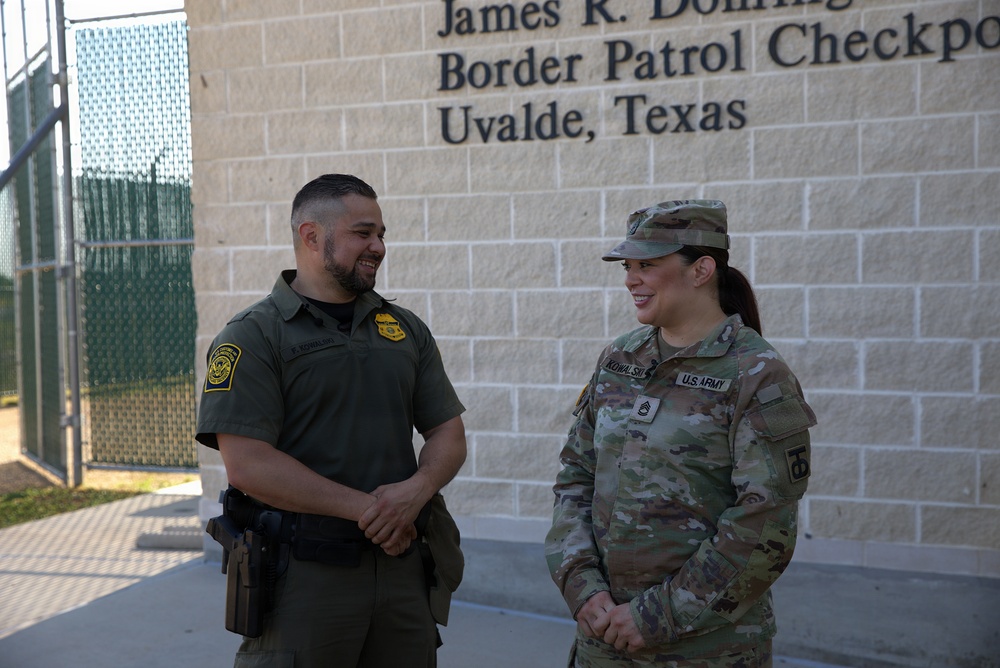 Famed WWII US Army unit returns to birth city for southern border mission