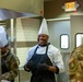 349th Air Mobility Wing Leadership Serves Holiday Lunch